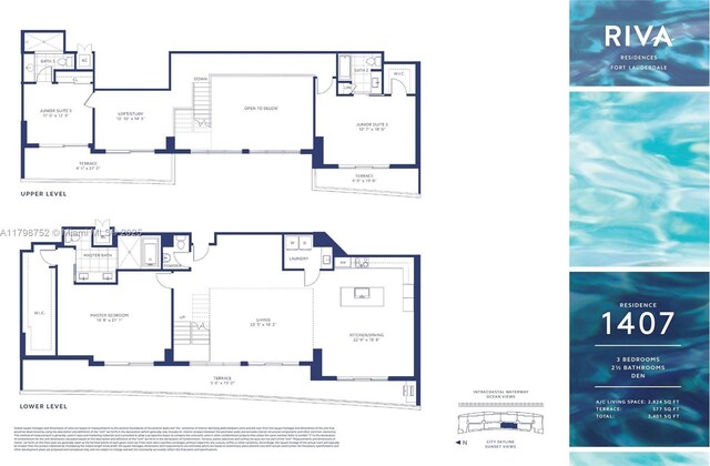1180 N Federal Hwy Unit 1407, Fort Lauderdale, FL 33304 - floor plan / room layout