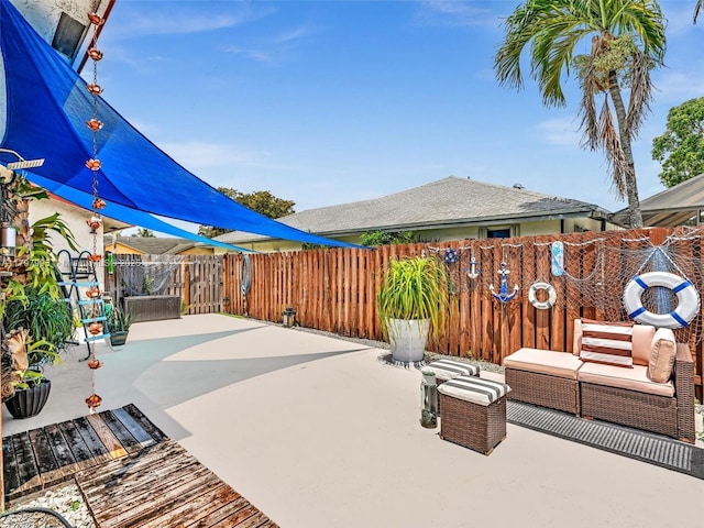 5206 NW 99th Ave, Sunrise, FL 33351 - view of patio / terrace with a fenced backyard