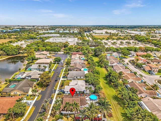 5206 NW 99th Ave, Sunrise, FL 33351 - aerial perspective of suburban area featuring a nearby body of water