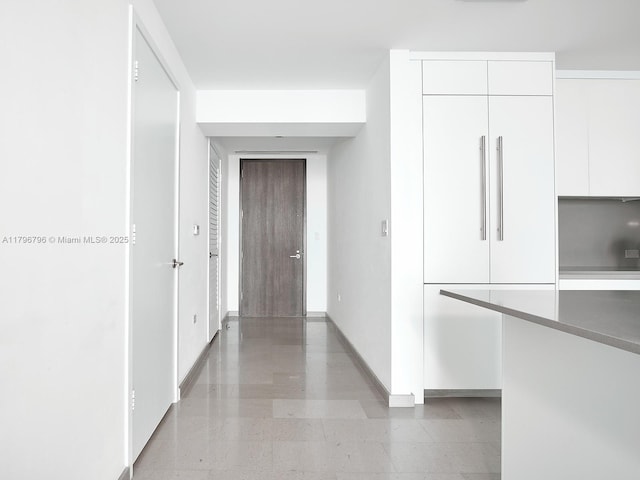 hall with baseboards