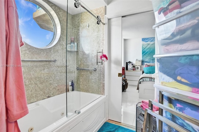 7330 Ocean Ter Unit 8-C, Miami Beach, FL 33141 - full bathroom with a combined bath / shower with jetted tub