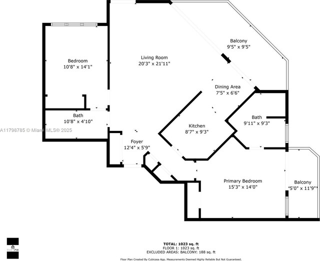 7330 Ocean Ter Unit 8-C, Miami Beach, FL 33141 - home floor plan