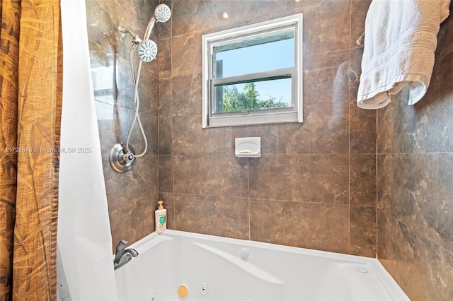 3865 NW 1st Pl, Deerfield Beach, FL 33442 - bathroom featuring a combined bath / shower with jetted tub