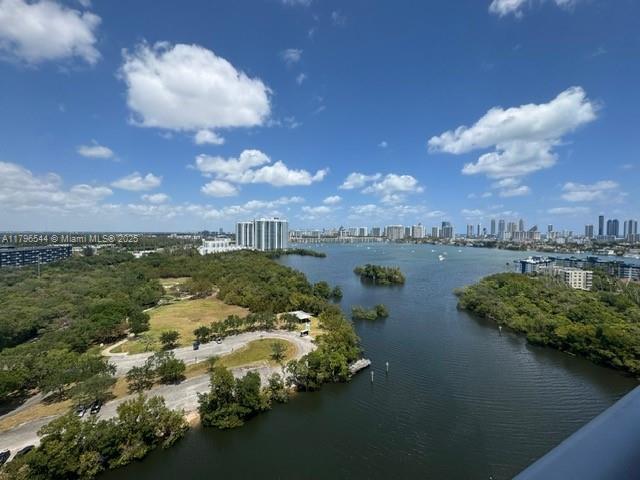 16385 Biscayne Blvd Unit 1806, North Miami Beach, FL 33160 - water view with a skyline view