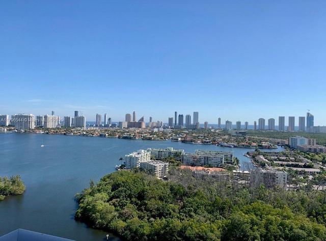 16385 Biscayne Blvd Unit 1806, North Miami Beach, FL 33160 - water view with a view of skyline