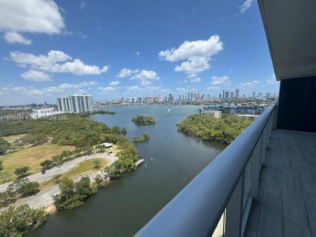 16385 Biscayne Blvd Unit 1806, North Miami Beach, FL 33160 - water view with a view of skyline