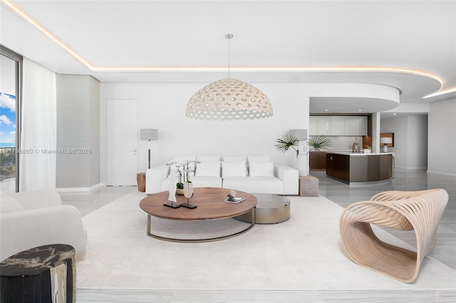 view of living area