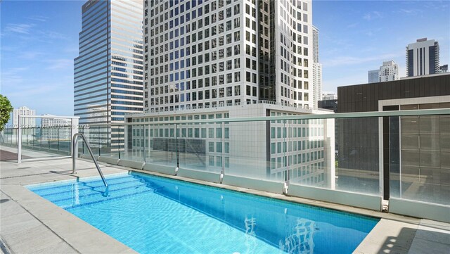 55 SE 6th St Unit 1804, Miami, FL 33131 - community pool featuring a view of city