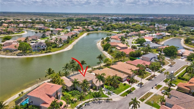 12672 Tucano Cir, Boca Raton, FL 33428 - aerial view of residential area with a large body of water