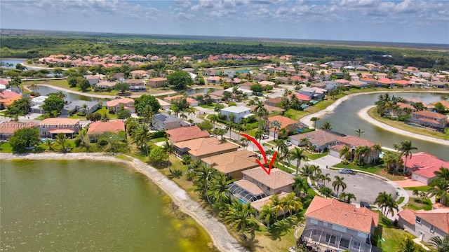 12672 Tucano Cir, Boca Raton, FL 33428 - aerial perspective of suburban area with a nearby body of water