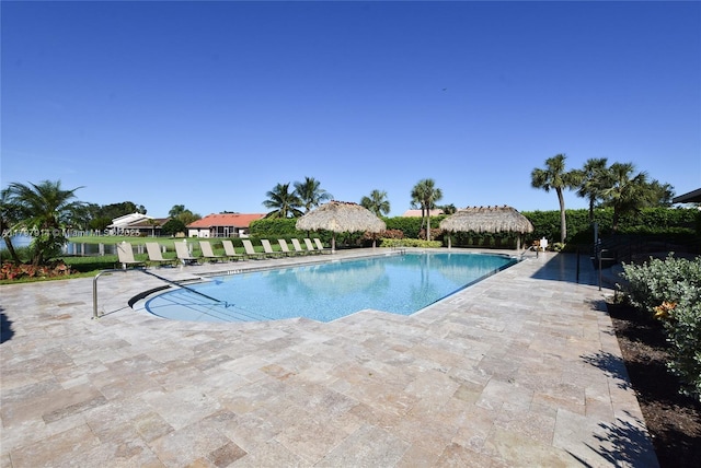 12672 Tucano Cir, Boca Raton, FL 33428 - community pool with a patio area