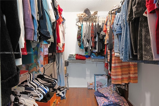 4848 NW 24th Ct Unit 215, Lauderdale Lakes, FL 33313 - spacious closet with wood finished floors