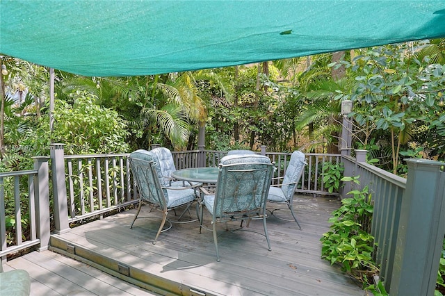 10610 SW 103rd St, Miami, FL 33176 - deck featuring outdoor dining space