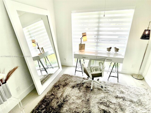 2406 Marathon Ln, Fort Lauderdale, FL 33312 - office area with wood finished floors