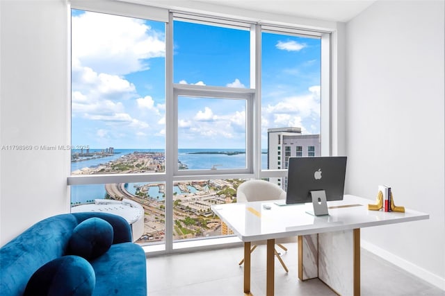851 NE 1st Ave Unit 4011, Miami, FL 33132 - office space with a wall of windows