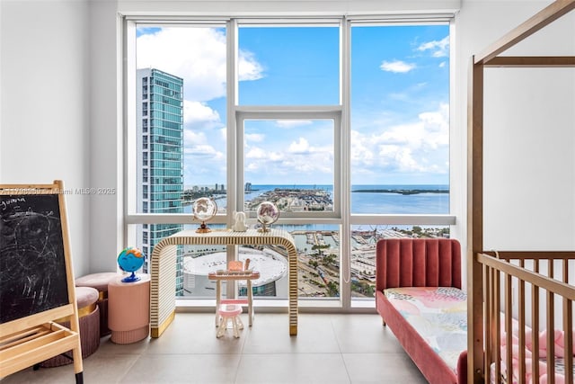 851 NE 1st Ave Unit 4011, Miami, FL 33132 - balcony with a water view