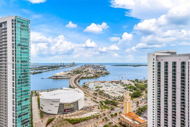 851 NE 1st Ave Unit 4011, Miami, FL 33132 - water view with nearby urban area