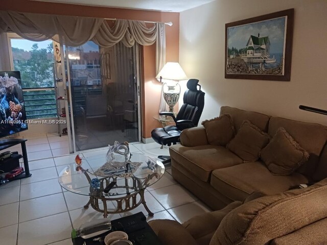 2791 N Pine Island Rd Unit 301, Sunrise, FL 33322 - living area with tile patterned floors