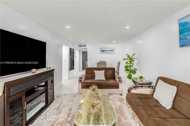 1840 Jefferson Ave Unit 103, Miami Beach, FL 33139 - tiled living room featuring recessed lighting