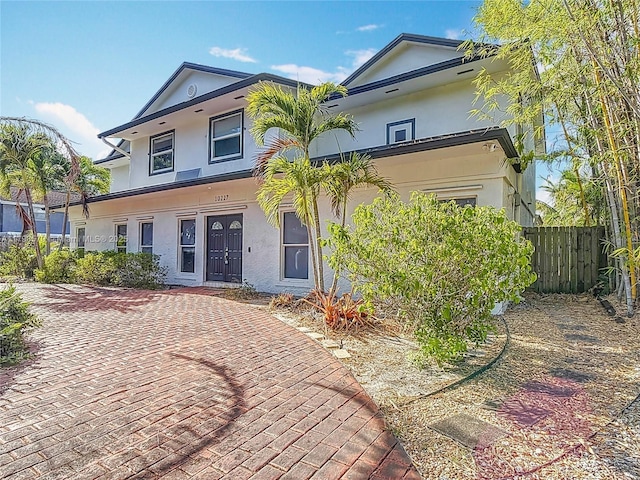 10227 SW 53rd Ct, Cooper City, FL 33328 - view of front of property with stucco siding and fence
