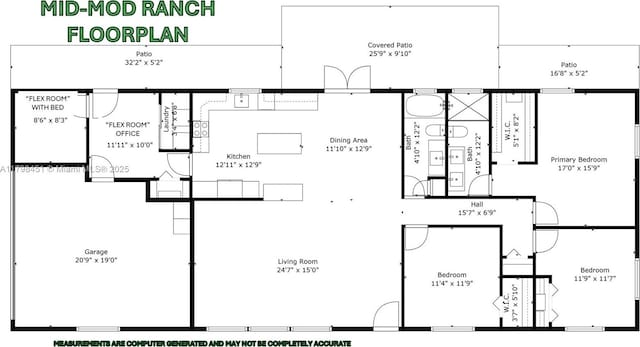 615 NE 115th St, Biscayne Park, FL 33161 - room layout