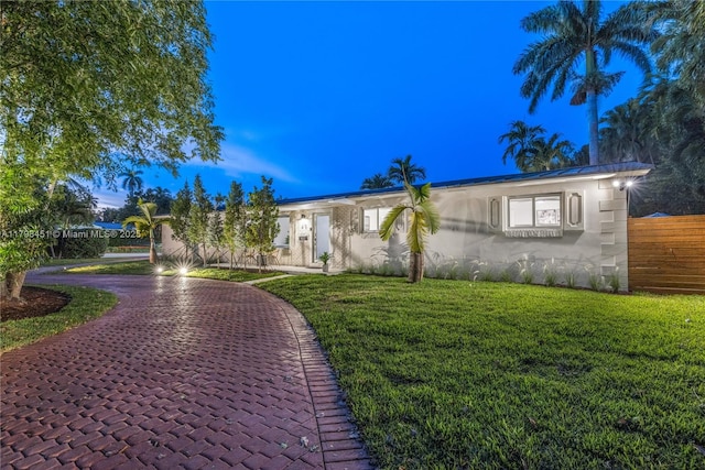 615 NE 115th St, Biscayne Park, FL 33161 - ranch-style home with curved driveway