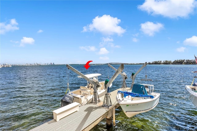 2201 Brickell Ave Unit 77, Miami, FL 33129 - dock area with a water view