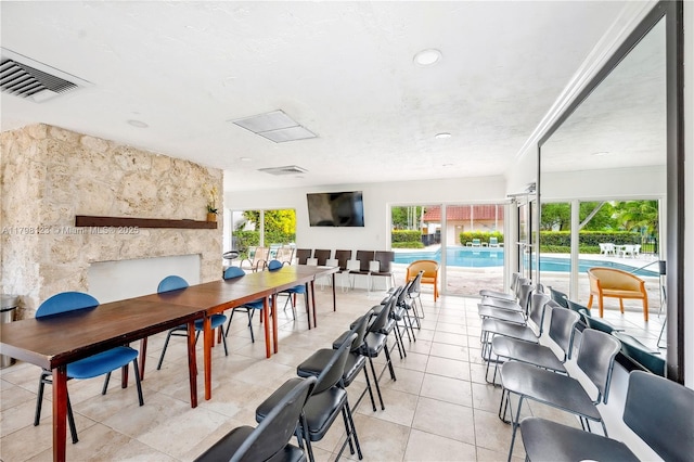 9456 SW 77th Ave Unit T6, Miami, FL 33156 - dining room with light tile patterned floors