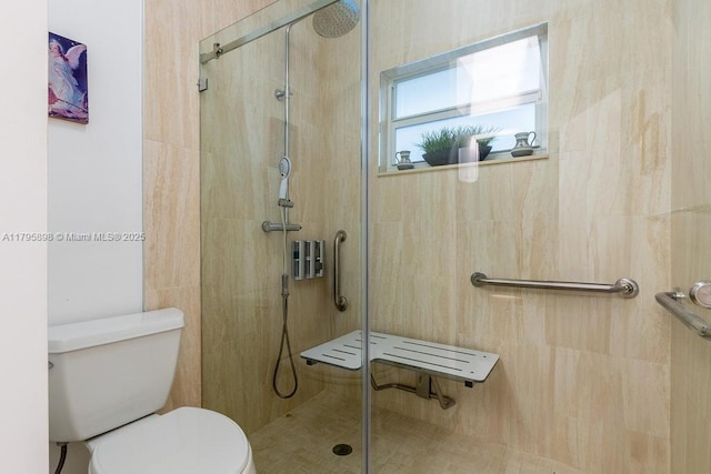 5715 Bayberry Ln, Tamarac, FL 33319 - full bathroom with a tile shower and toilet