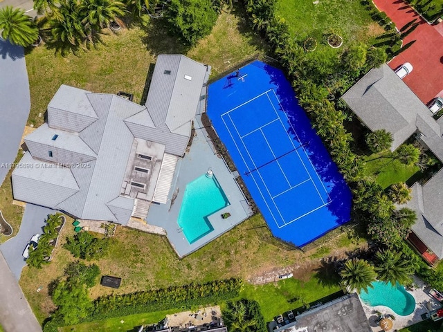 5715 Bayberry Ln, Tamarac, FL 33319 - aerial view of a pool area