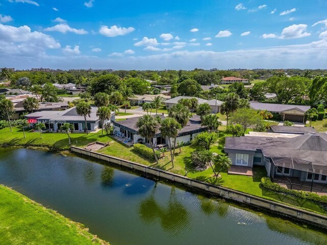 5715 Bayberry Ln, Tamarac, FL 33319 - aerial view of residential area with a nearby body of water