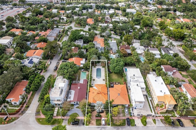 4316 Sheridan Ave, Miami Beach, FL 33140 - aerial view of residential area with property boundaries highlighted