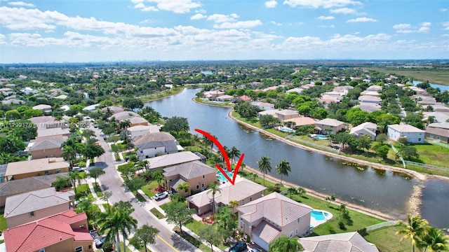 14284 NW 18th Mnr, Pembroke Pines, FL 33028 - aerial view of residential area featuring a large body of water