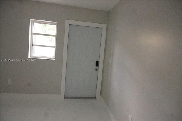 view of empty room