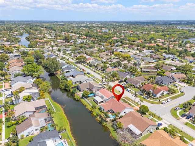 16791 Royal Poinciana Dr, Weston, FL 33326 - aerial overview of property's location featuring nearby suburban area and a large body of water
