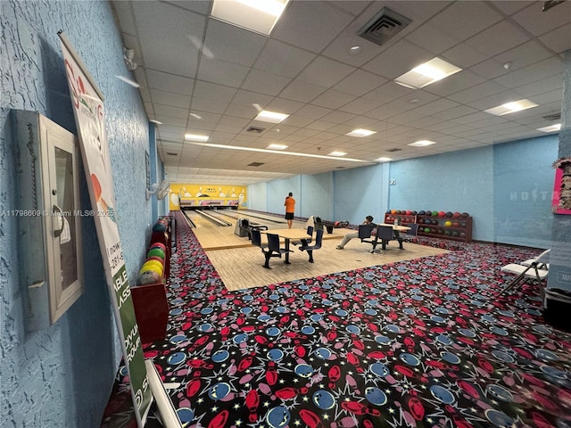 16791 Royal Poinciana Dr, Weston, FL 33326 - miscellaneous room featuring carpet floors and a textured wall