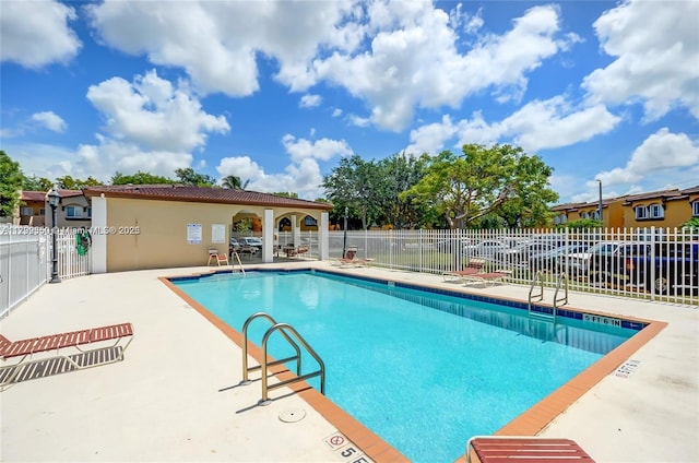 15711 SW 137th Ave Unit 201, Miami, FL 33177 - community pool with fence and a patio