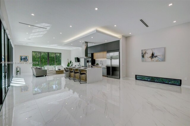 1780 Chucunantah Rd, Miami, FL 33133 - reception area featuring a sink and recessed lighting