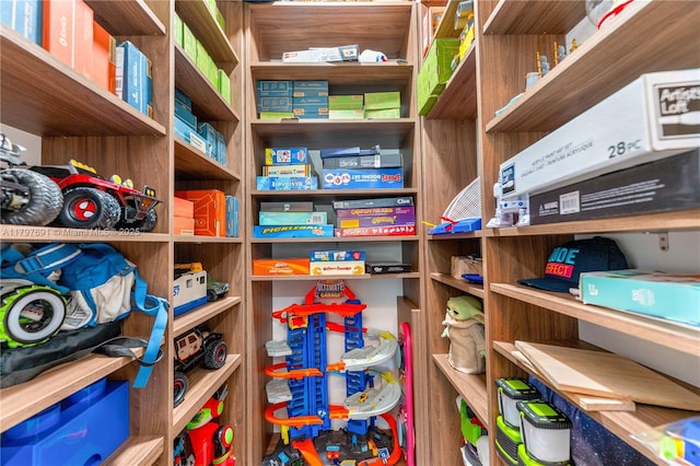 view of storage room