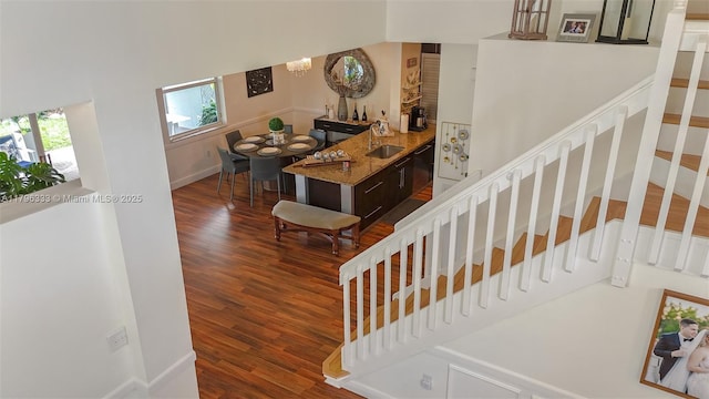 1374 NW 159th Ave, Pembroke Pines, FL 33028 - stairs featuring wood finished floors