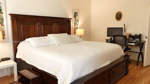 1374 NW 159th Ave, Pembroke Pines, FL 33028 - bedroom featuring light wood-style floors and baseboards
