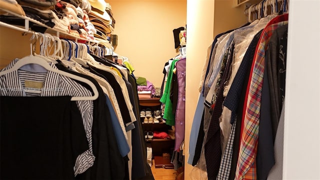1374 NW 159th Ave, Pembroke Pines, FL 33028 - walk in closet featuring wood finished floors