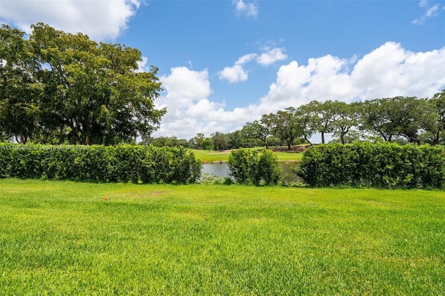 3620 E Forge Rd Unit 16, Davie, FL 33328 - view of grassy yard with a water view