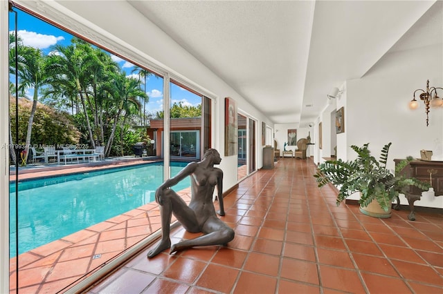view of pool