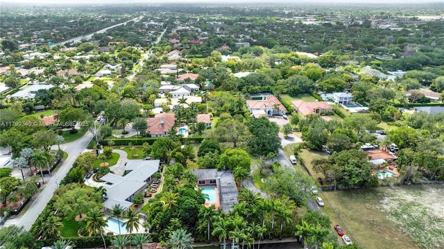 aerial overview of property's location with nearby suburban area