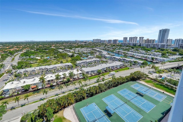 600 Three Islands Blvd Unit 1703, Hallandale Beach, FL 33009 - bird's eye view of a view of skyline and a large body of water