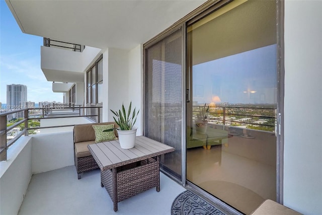 600 Three Islands Blvd Unit 1703, Hallandale Beach, FL 33009 - balcony featuring a city view