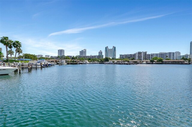 600 Three Islands Blvd Unit 1703, Hallandale Beach, FL 33009 - water view featuring skyline