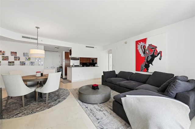 view of living area
