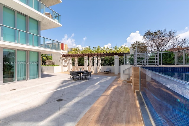 300 Sunny Isles Blvd Unit 4-501, Sunny Isles Beach, FL 33160 - view of patio / terrace with outdoor dining area